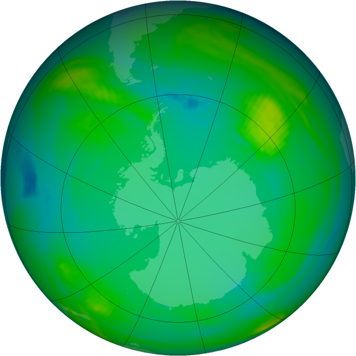 Ozone Map 1983-08-03